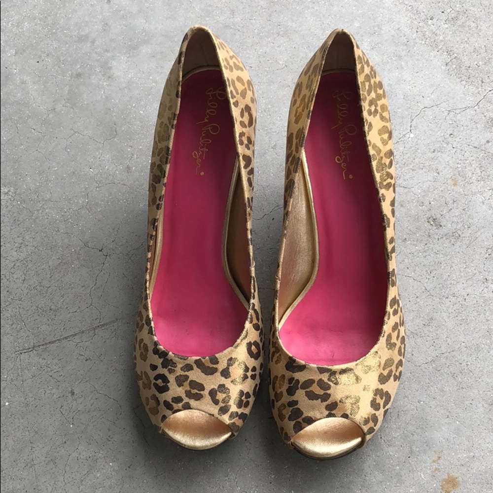 Lilly Pulitzer Peep Toe Wedge